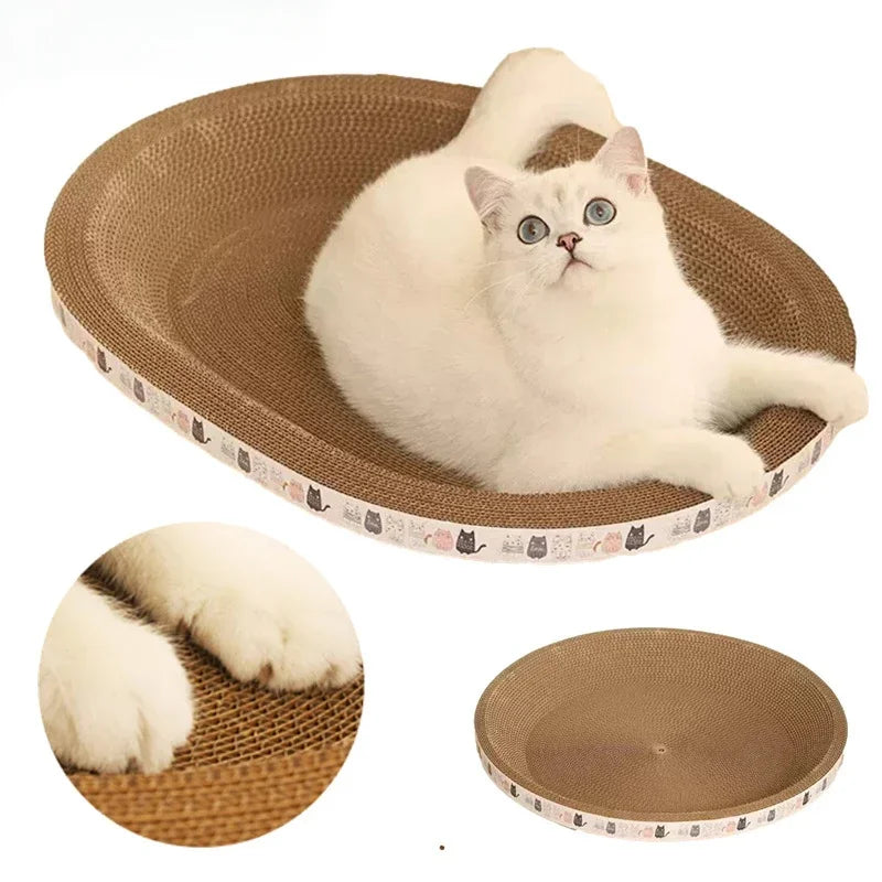Corrugated Cat Scratcher & Bed