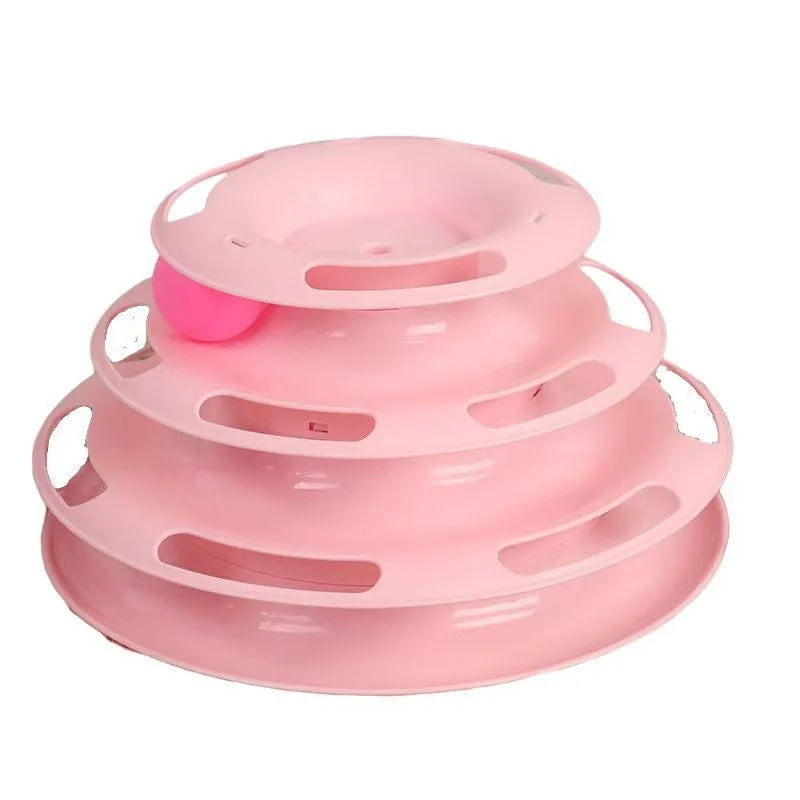 3-Tier Cat Ball Tower