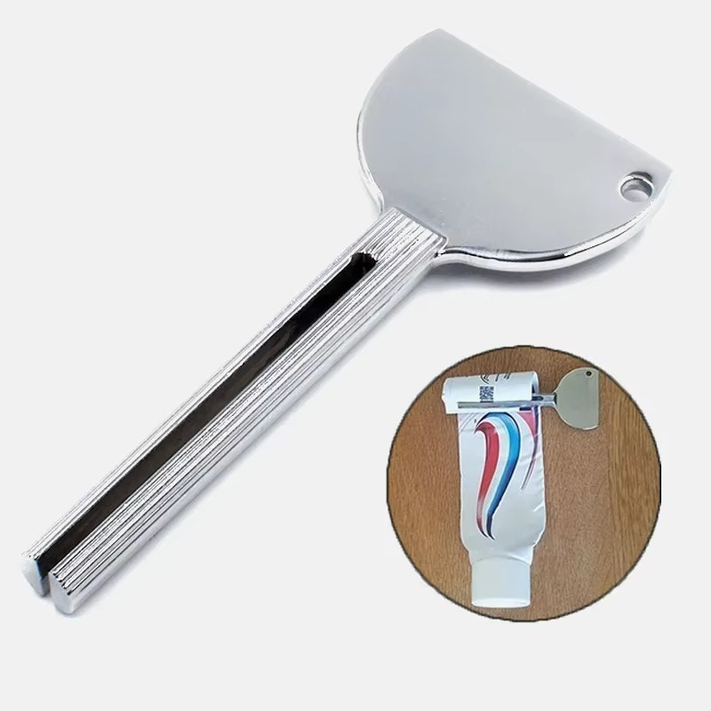 Never Waste a Drop! 🪥💆‍♀️🎒

✅ Works with all types of toothpaste & creams
✅ Perfect for home, hotels, travel, flights & vacations ✈️👜
✅ Keeps your products neat and prevents waste
✅ Compact & portable – fits easily in your bag or pur