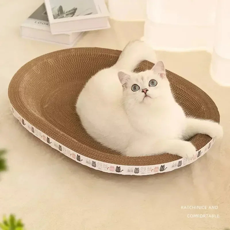 Corrugated Cat Scratcher & Bed