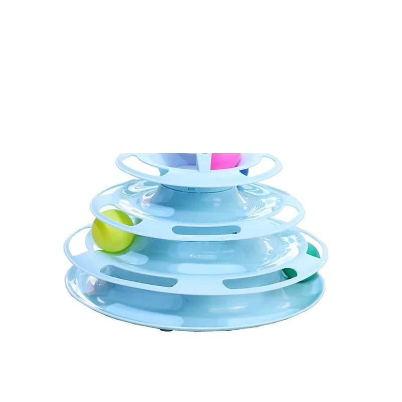 3-Tier Cat Ball Tower