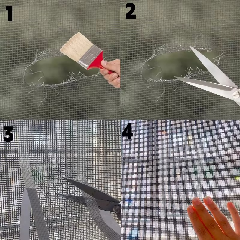 🟢 Mesh Repair Tape – 50 Meters

✅ Fix holes and tears in screens – no need to replace the entire mesh
✅ Quick and easy – simply stick over the hole
✅ Suitable for windows, doors, balconies, and insect screens
✅ Durable and strong – prevents insects from