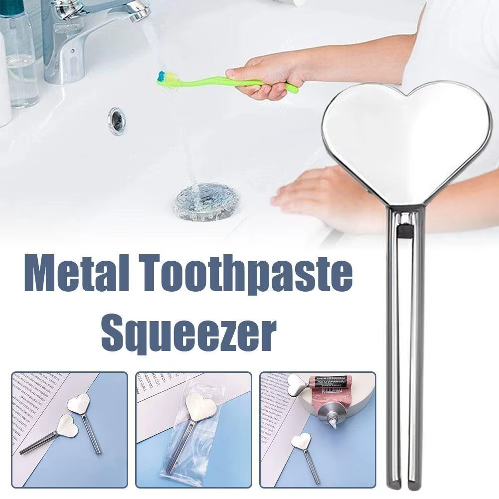 🔥 Squeezer 3.0 – Heart-Shaped Toothpaste & Cream Dispenser ❤️

✅ Works with all toothpaste & creams
✅ Perfect for home, hotels, travel, vacations & flights ✈️👜
✅ Keeps your products neat and prevents waste

💡 Why you’ll love it:
	•	Extract every last d