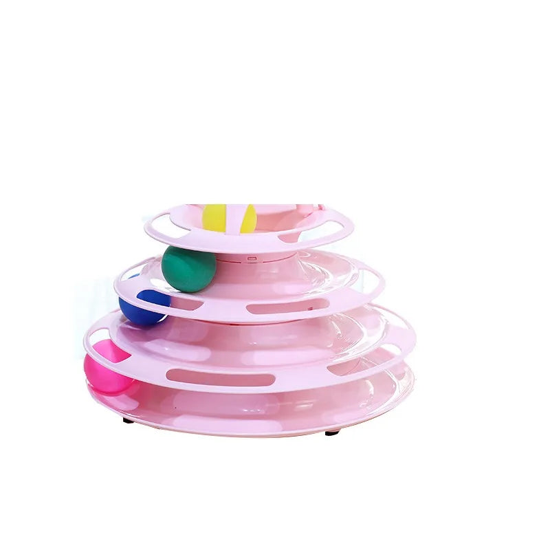 3-Tier Cat Ball Tower