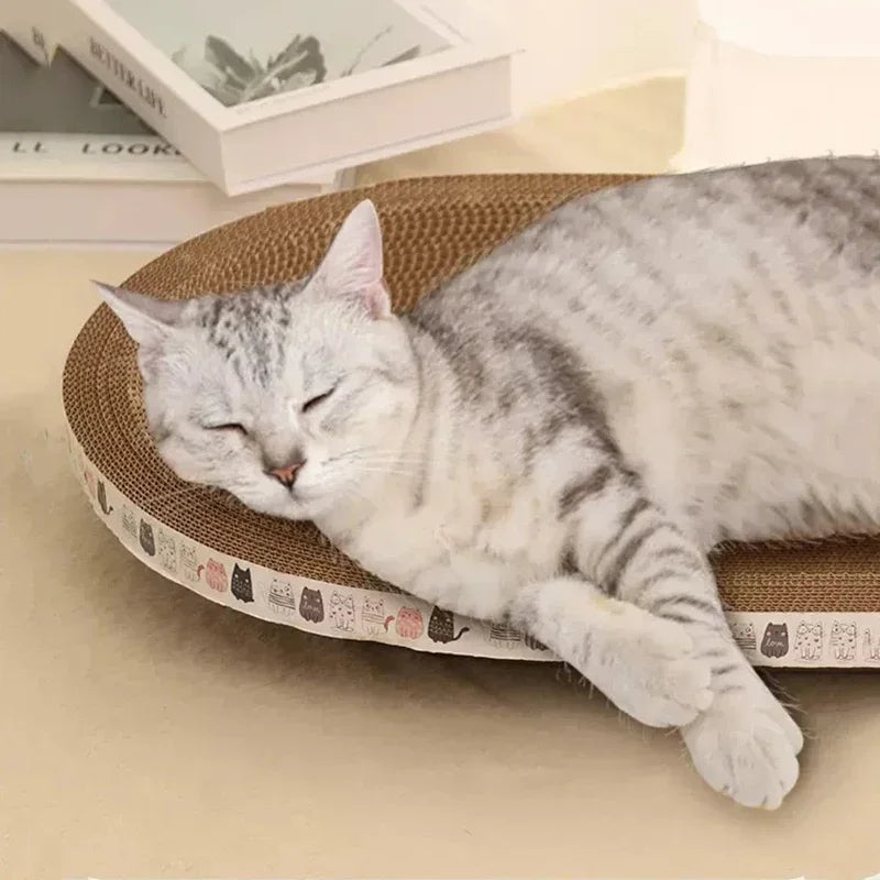 Corrugated Cat Scratcher & Bed